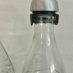 SodaStream 2x Glaskaraffe für Penguin + Champagner Verschluss ORIGINAL Glasflasche