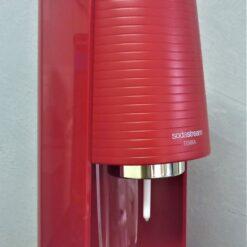 1x SodaStream Terra ROT Trinkwassersprudler OVP + Zylinder und Flasche Sparset