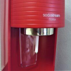 1x SodaStream Terra ROT Trinkwassersprudler OVP + Zylinder und Flasche Sparset