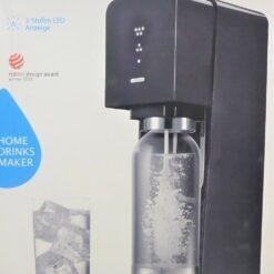 SodaStream Source SET schwarz gänzend 3-Stufen LED Anzeige Aussteller