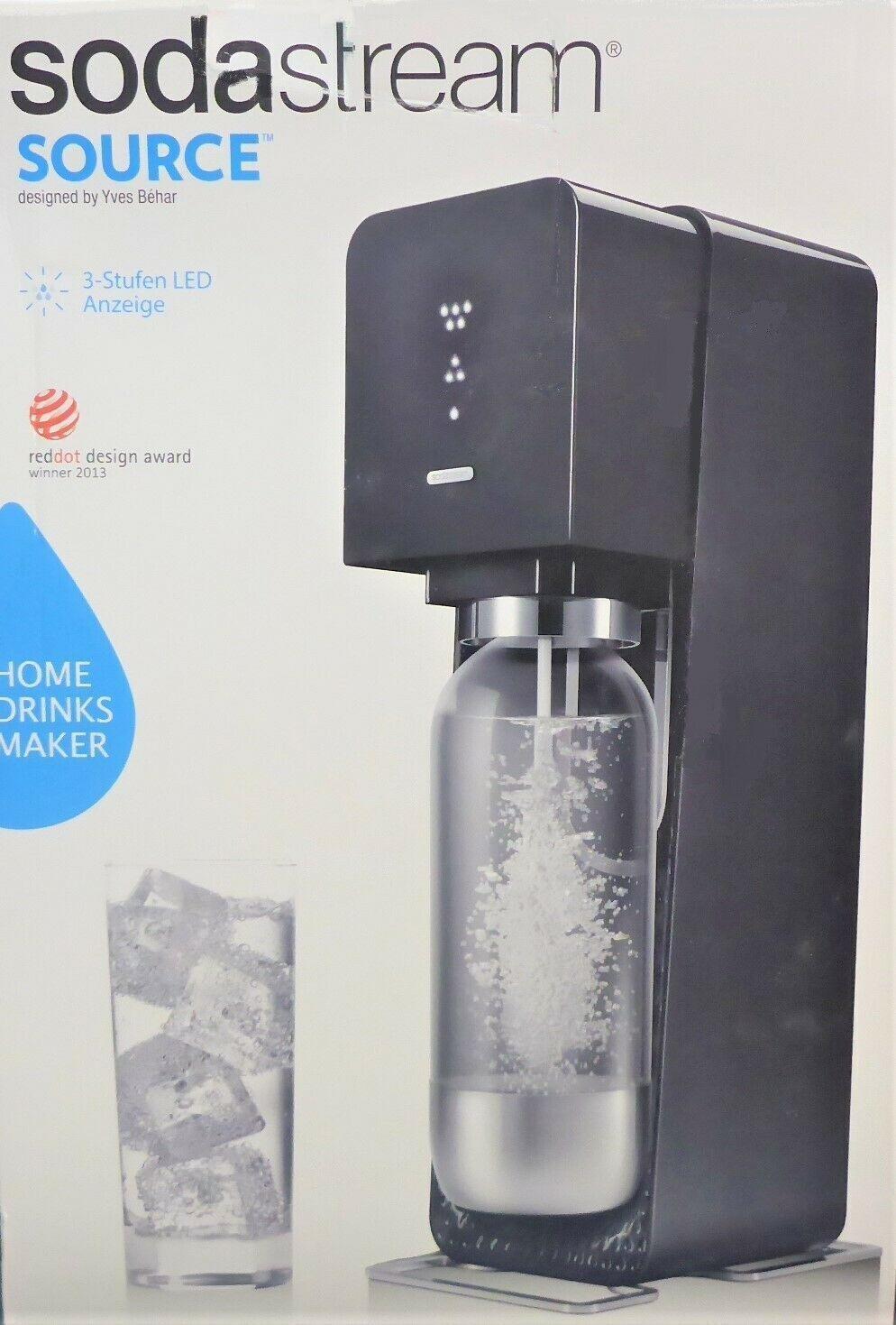 SodaStream Source SET schwarz gänzend 3-Stufen LED Anzeige Aussteller – Bild 3