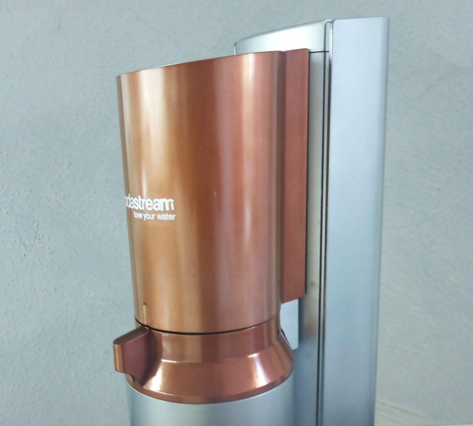 SodaStream Crystal KUPFER/silber LIMITED EDITION Luxus edel MESSEMODELL – Bild 7