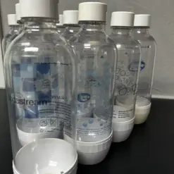 10er SET weiß SODASTREAM Play Source cool Flaschen Sodaclub SET mit 10 Flaschen