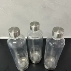 Alternative view of 3x BRITA Flaschen Trinkflaschen Wasserflasche Wassersprudler Edelstahl Flaschen