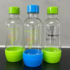 3x SODASTREAM Flaschen mini klein 0,5l. blau grün Sodaclub Trinkflaschen Wasserflaschen
