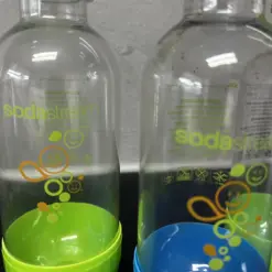 3x SODASTREAM Flaschen mini klein 0,5l. blau grün Sodaclub Trinkflaschen Wasserflaschen