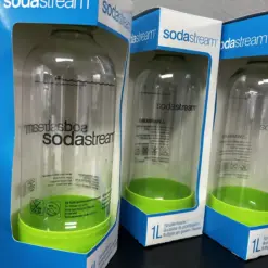 NEU 4x SODASTREAM grün OVP Play Source Cool Flaschen Sodaclub Wasserflaschen Trinkflaschen