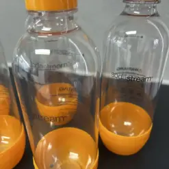 NEU 5x SODASTREAM orange Play Source Cool Flaschen Sodaclub Wasserflaschen Trinkflaschen