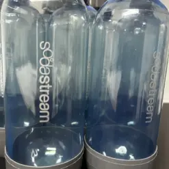 NEU 9x1L SodaStream Sodaclub Trinkflasche grau für Spülmaschine geeignet Wasserflasche