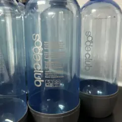 NEU 9x1L SodaStream Sodaclub Trinkflasche grau für Spülmaschine geeignet Wasserflasche